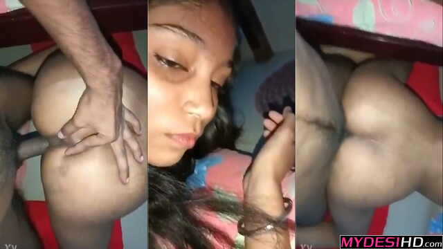 Amateur Desi Girlfriend Fucked Hard Doggy Style – Real Indian Couple POV